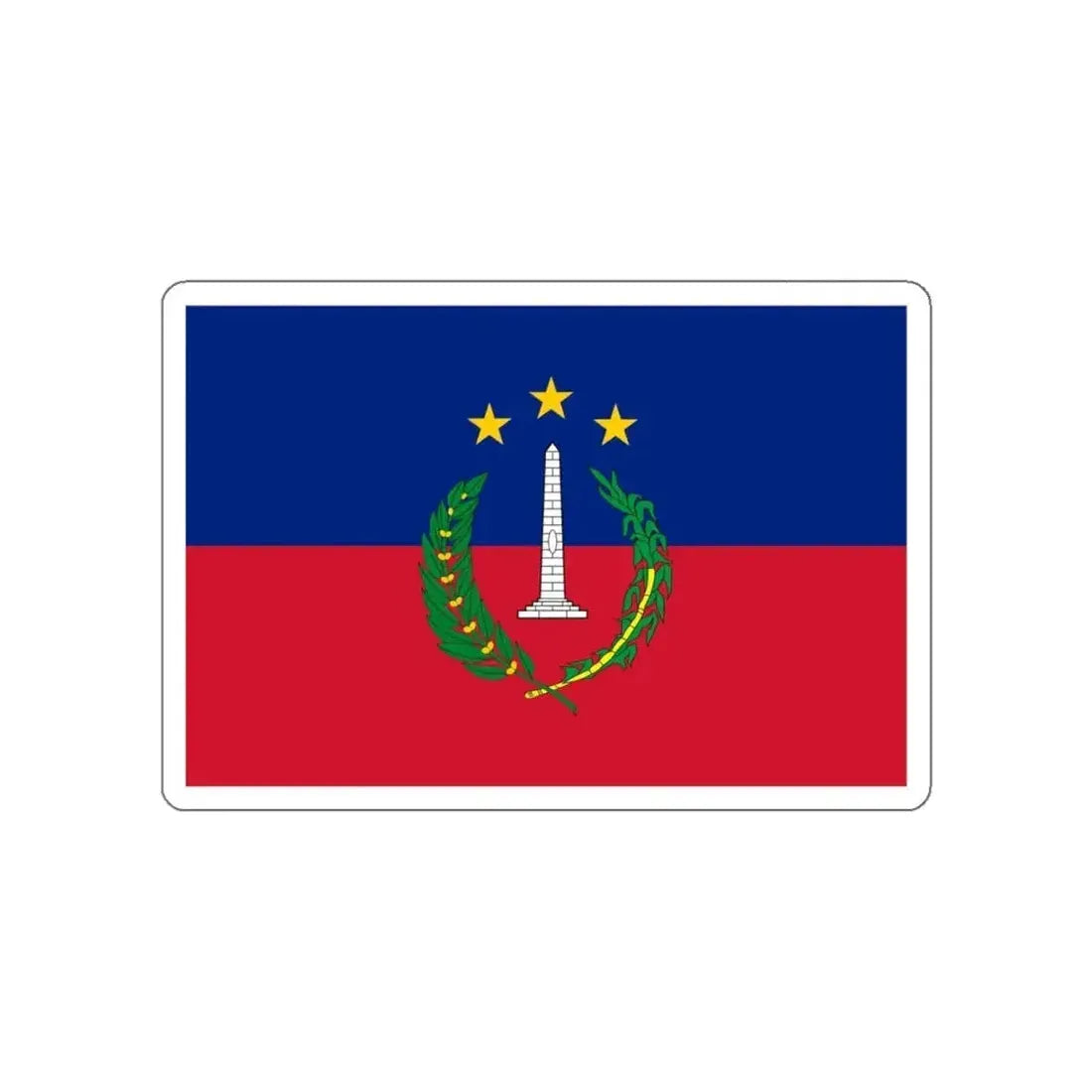 Flag of San Antonio del Táchira Venezuela STICKER Vinyl Die-Cut Decal - The Sticker Space