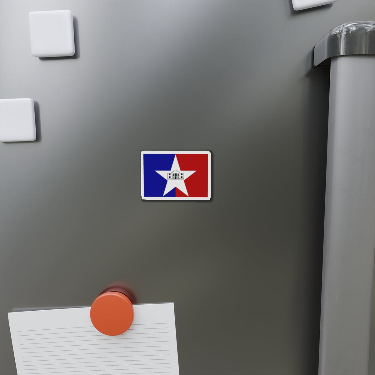 Flag of San Antonio Texas - Die-Cut Magnet-The Sticker Space