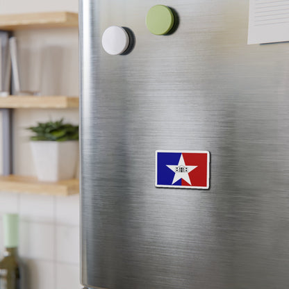 Flag of San Antonio Texas - Die-Cut Magnet-The Sticker Space