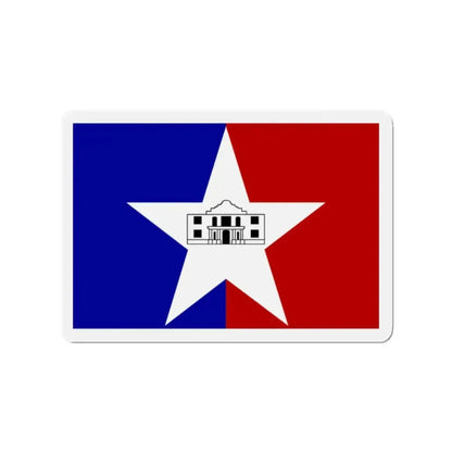 Flag of San Antonio Texas - Refrigerator Magnet 2 Inch - The Sticker Space