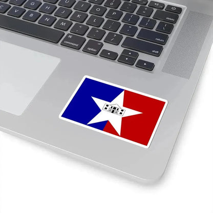 Flag of San Antonio Texas (United States) STICKER Vinyl Kiss-Cut Decal - The Sticker Space