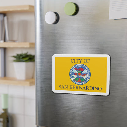 Flag of San Bernardino California - Die-Cut Magnet-The Sticker Space