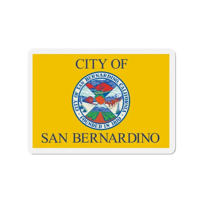 Flag of San Bernardino California - Refrigerator Magnet 2 Inch - The Sticker Space