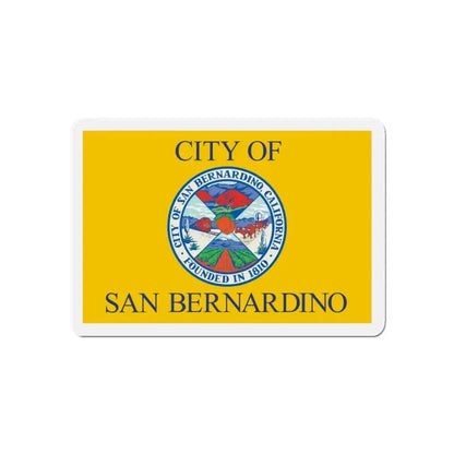 Flag of San Bernardino California - Refrigerator Magnet 5 Inch - The Sticker Space