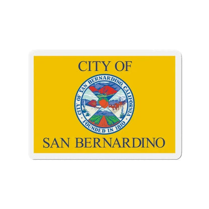 Flag of San Bernardino California - Refrigerator Magnet - The Sticker Space