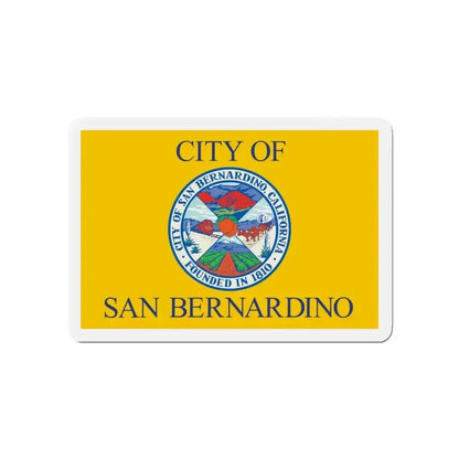 Flag of San Bernardino California - Refrigerator Magnet - The Sticker Space