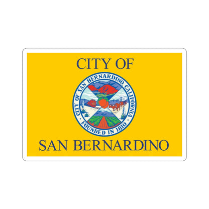 Flag of San Bernardino California USA STICKER Vinyl Die-Cut Decal-3 Inch-The Sticker Space