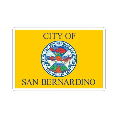 Flag of San Bernardino California USA STICKER Vinyl Die-Cut Decal - The Sticker Space