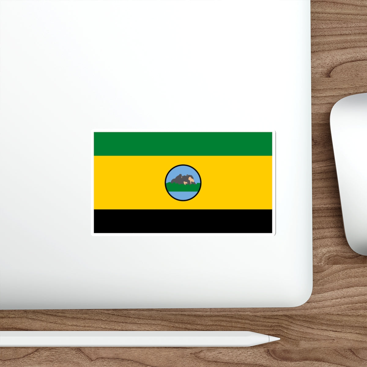 Flag of San Carlos de Río Negro Venezuela STICKER Vinyl Die-Cut Decal-The Sticker Space