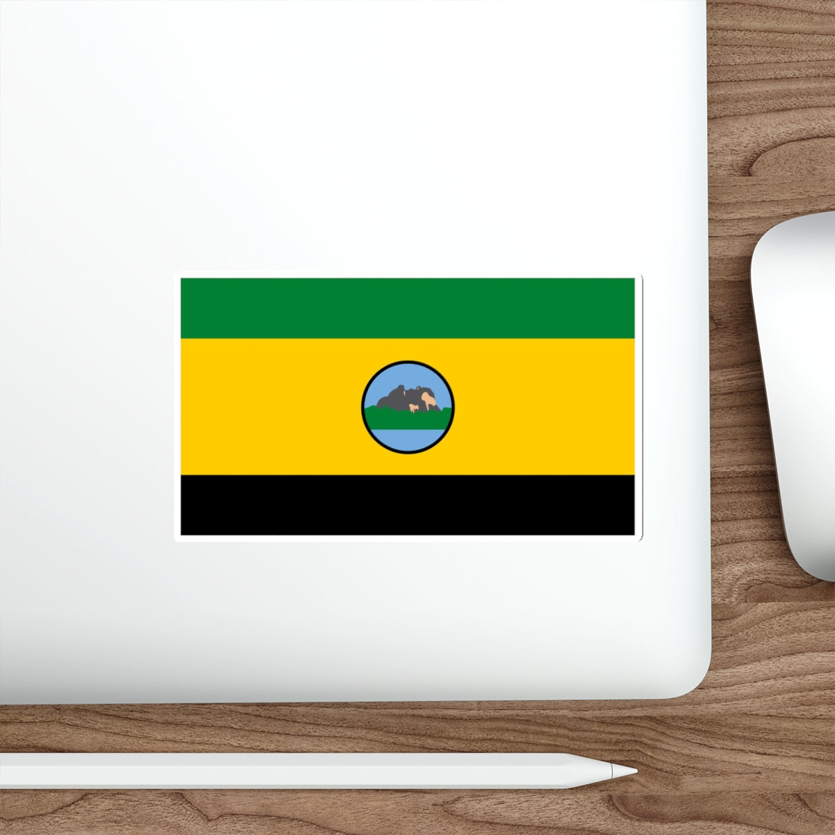 Flag of San Carlos de Río Negro Venezuela STICKER Vinyl Die-Cut Decal-The Sticker Space