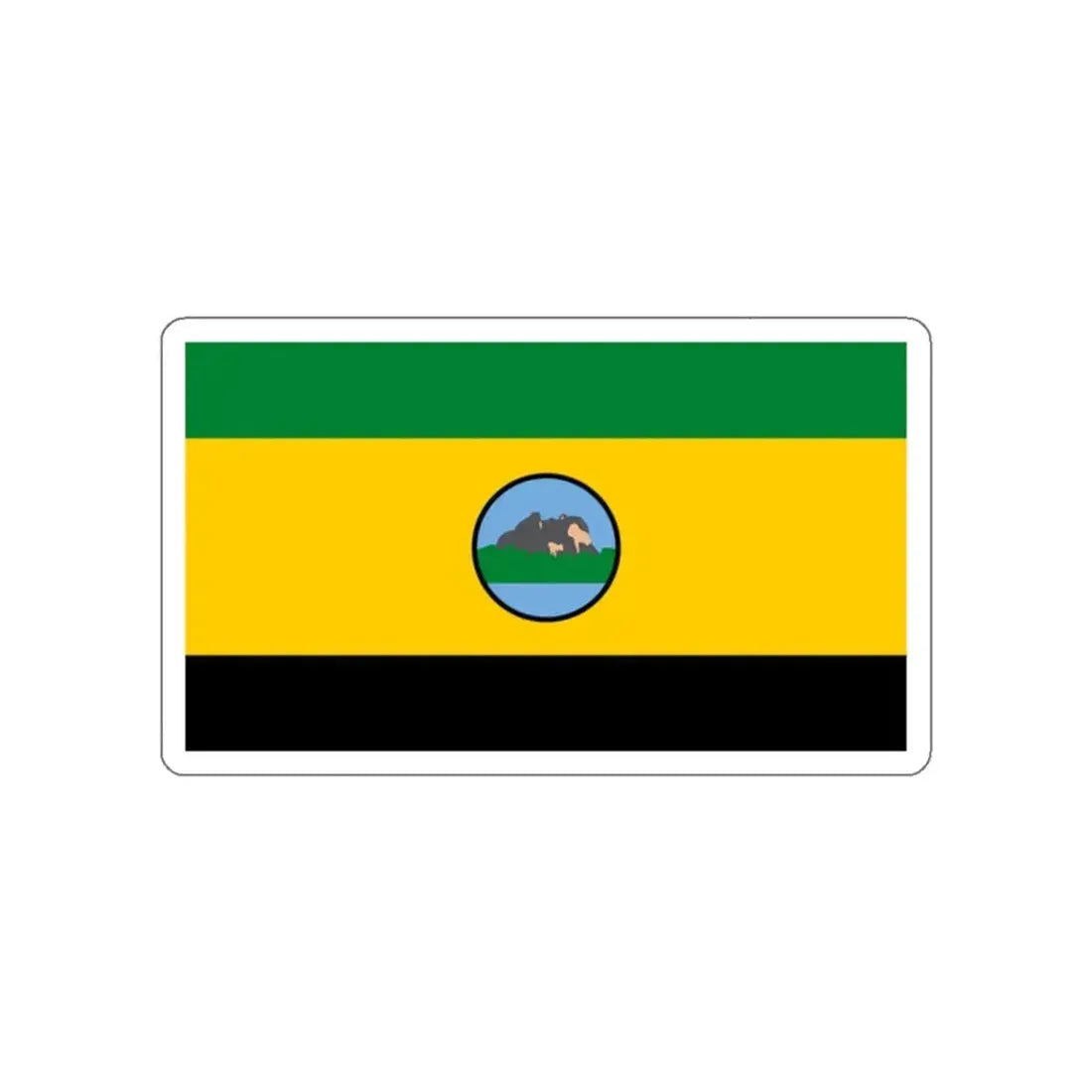 Flag of San Carlos de Río Negro Venezuela STICKER Vinyl Die-Cut Decal 2 Inch - The Sticker Space