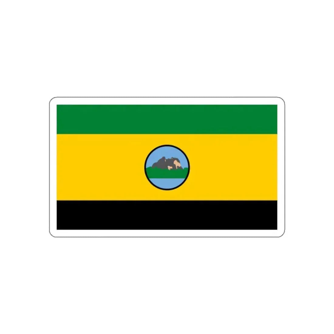 Flag of San Carlos de Río Negro Venezuela STICKER Vinyl Die-Cut Decal - The Sticker Space