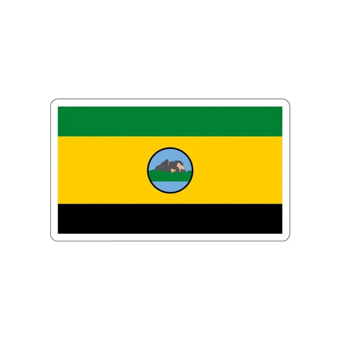 Flag of San Carlos de Río Negro Venezuela STICKER Vinyl Die-Cut Decal - The Sticker Space