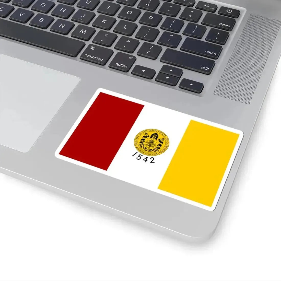 Flag of San Diego California (United States) STICKER Vinyl Kiss-Cut Decal - The Sticker Space
