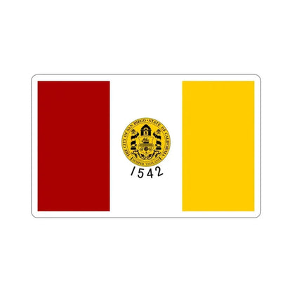 Flag of San Diego California USA STICKER Vinyl Die-Cut Decal 3 Inch - The Sticker Space