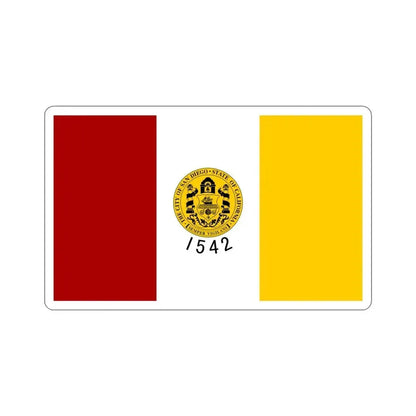 Flag of San Diego California USA STICKER Vinyl Die-Cut Decal 5 Inch - The Sticker Space