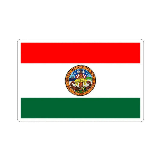 Flag of San Diego County California STICKER Vinyl Die-Cut Decal 6 Inch - The Sticker Space