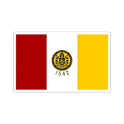 Flag of San Diego Goverment Variant (United States) STICKER Vinyl Kiss-Cut Decal 4 Inch White - The Sticker Space