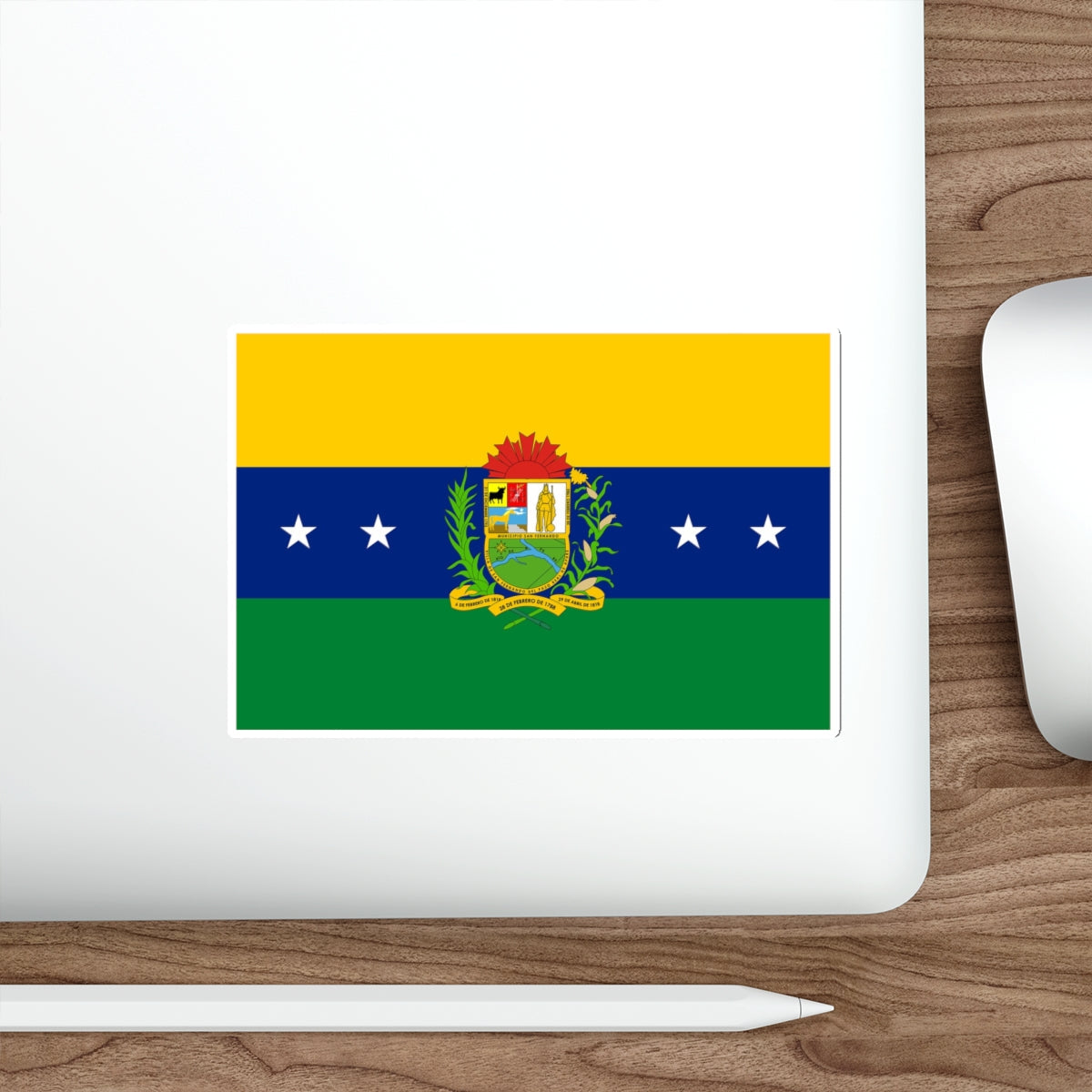 Flag of San Fernando de Apure Venezuela STICKER Vinyl Die-Cut Decal-The Sticker Space