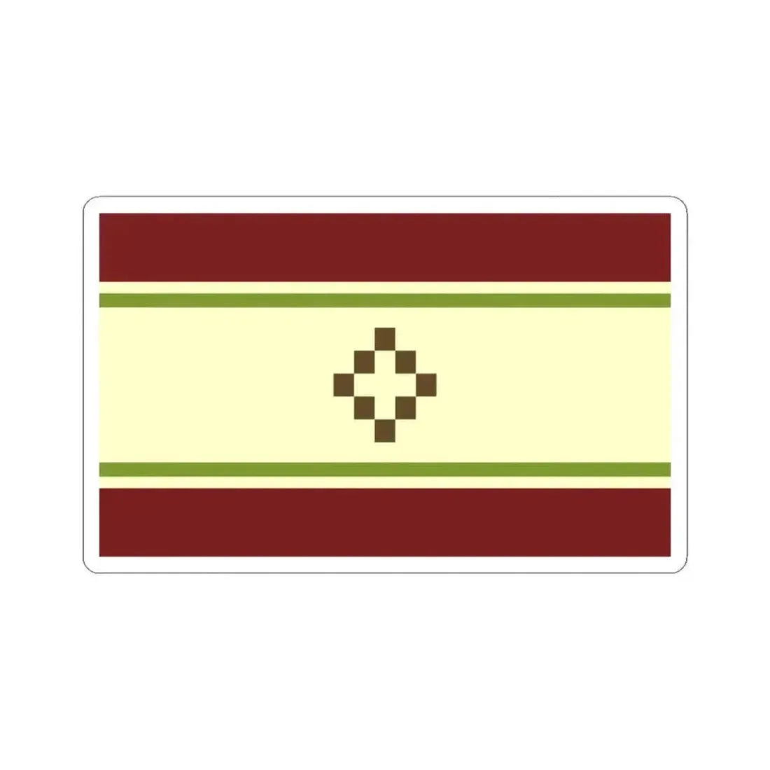 Flag of San Fernando del Valle de Catamarca (Argentina) STICKER Vinyl Kiss-Cut Decal 3 Inch White - The Sticker Space