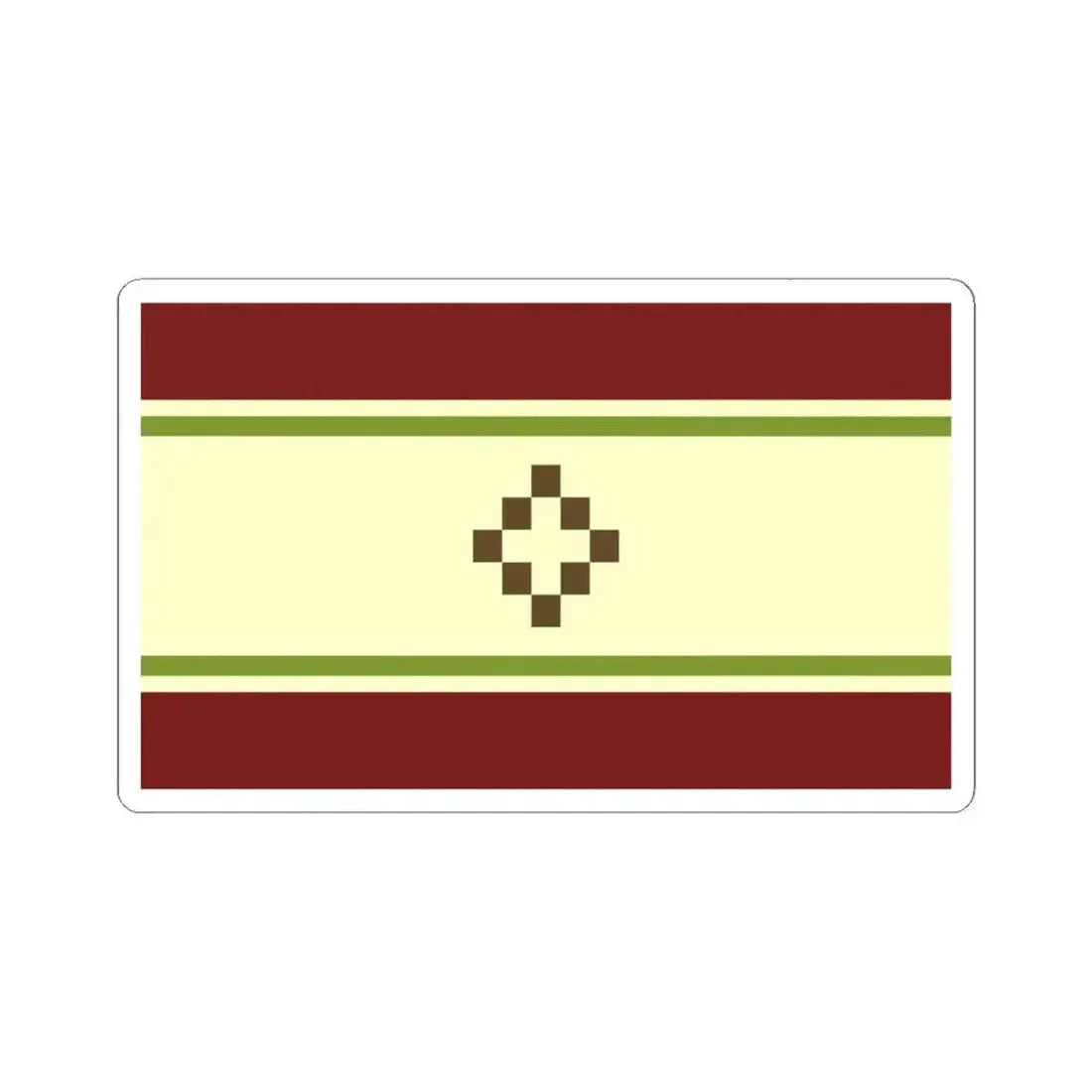 Flag of San Fernando del Valle de Catamarca (Argentina) STICKER Vinyl Kiss-Cut Decal 6 Inch White - The Sticker Space