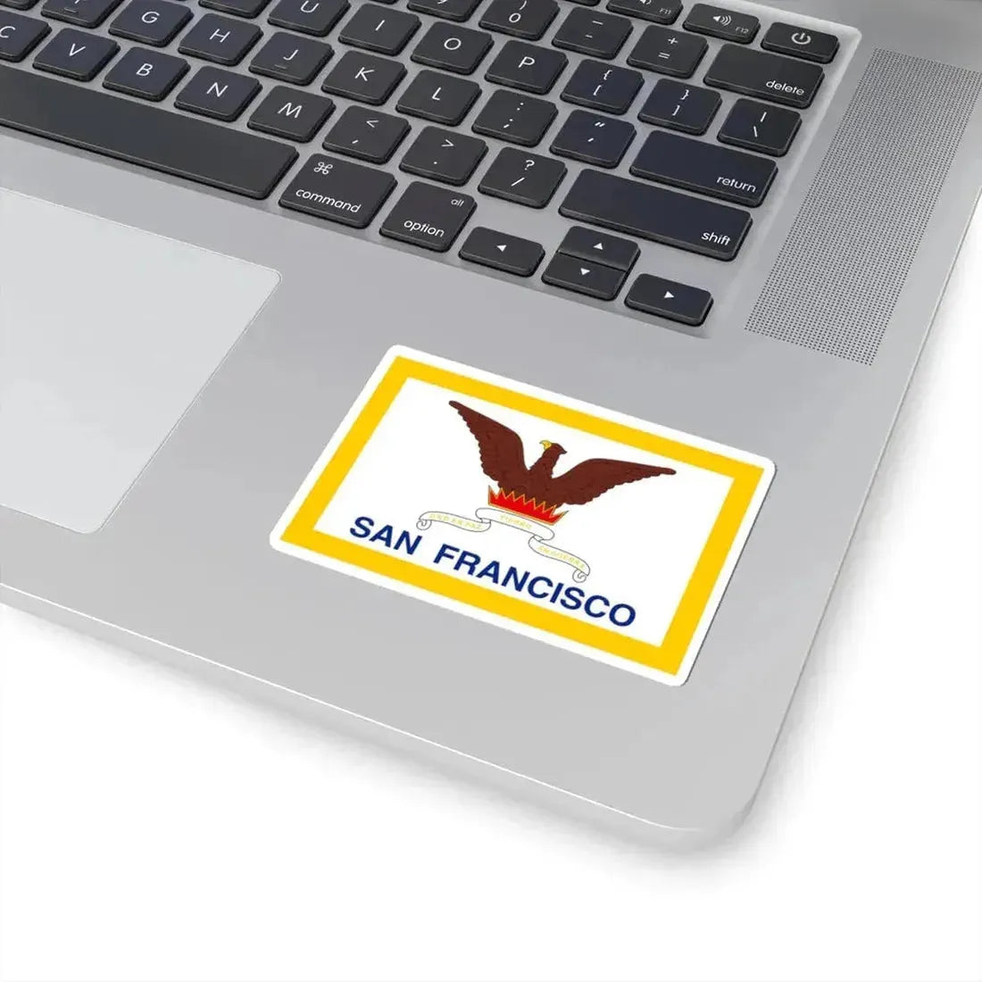 Flag of San Francisco California (United States) STICKER Vinyl Kiss-Cut Decal - The Sticker Space