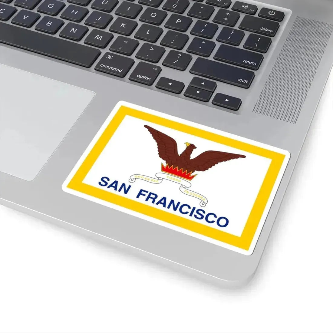 Flag of San Francisco California (United States) STICKER Vinyl Kiss-Cut Decal - The Sticker Space