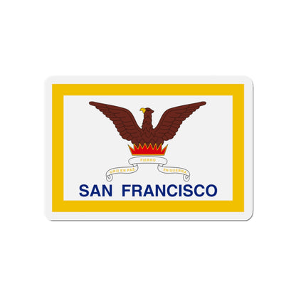 Flag of San Francisco - Die-Cut Magnet-4" x 4"-The Sticker Space