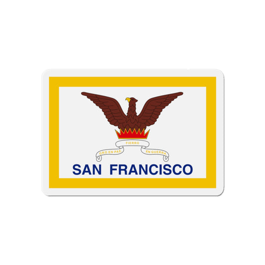 Flag of San Francisco - Die-Cut Magnet-6 × 6"-The Sticker Space