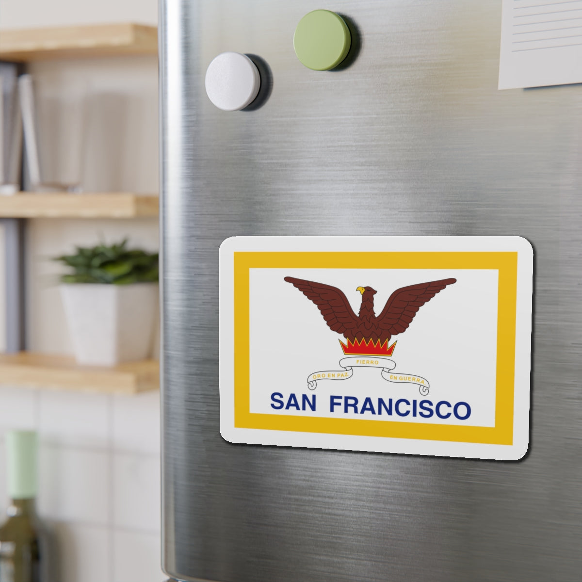 Flag of San Francisco - Die-Cut Magnet-The Sticker Space