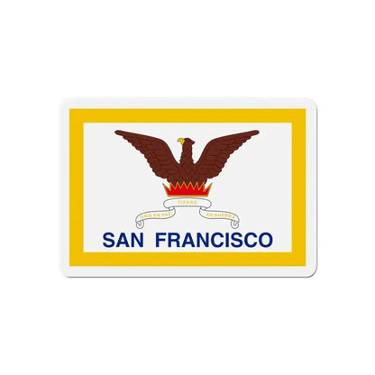 Flag of San Francisco - Refrigerator Magnet 6 Inch - The Sticker Space