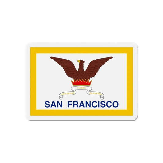 Flag of San Francisco - Refrigerator Magnet 6 Inch - The Sticker Space