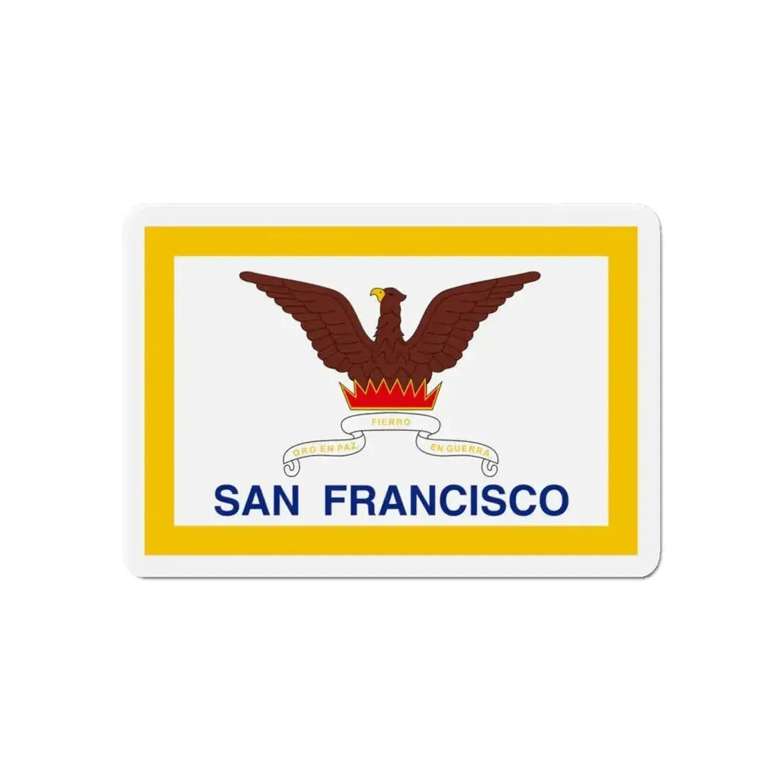 Flag of San Francisco - Refrigerator Magnet - The Sticker Space