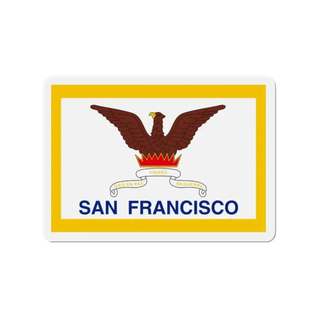 Flag of San Francisco - Refrigerator Magnet - The Sticker Space