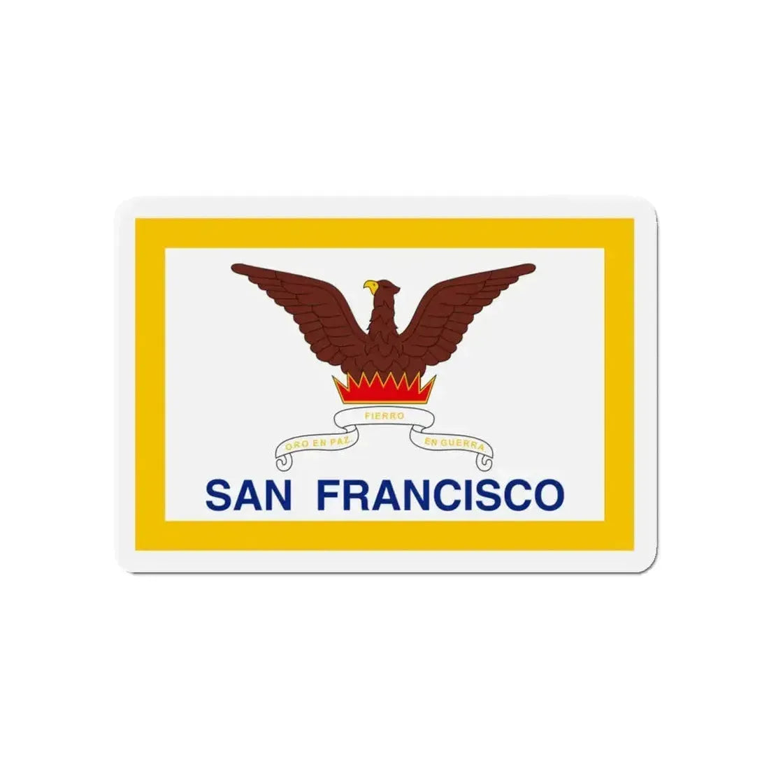 Flag of San Francisco - Refrigerator Magnet - The Sticker Space