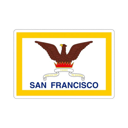 Flag of San Francisco USA STICKER Vinyl Die-Cut Decal 3 Inch - The Sticker Space