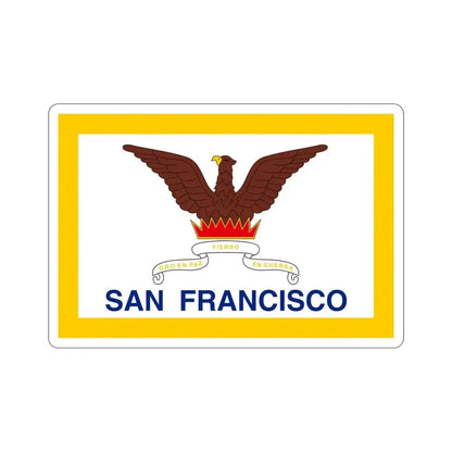 Flag of San Francisco USA STICKER Vinyl Die-Cut Decal 5 Inch - The Sticker Space