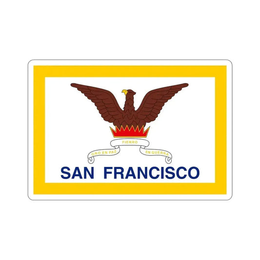 Flag of San Francisco USA STICKER Vinyl Die-Cut Decal 6 Inch - The Sticker Space
