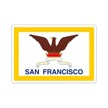 Flag of San Francisco USA STICKER Vinyl Die-Cut Decal - The Sticker Space