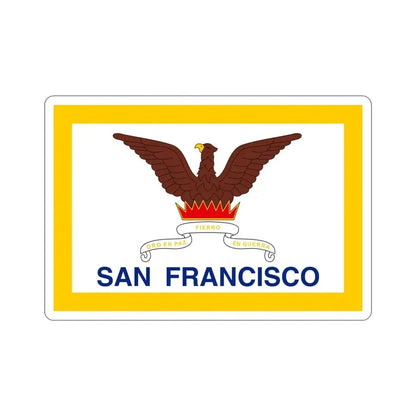 Flag of San Francisco USA STICKER Vinyl Die-Cut Decal - The Sticker Space
