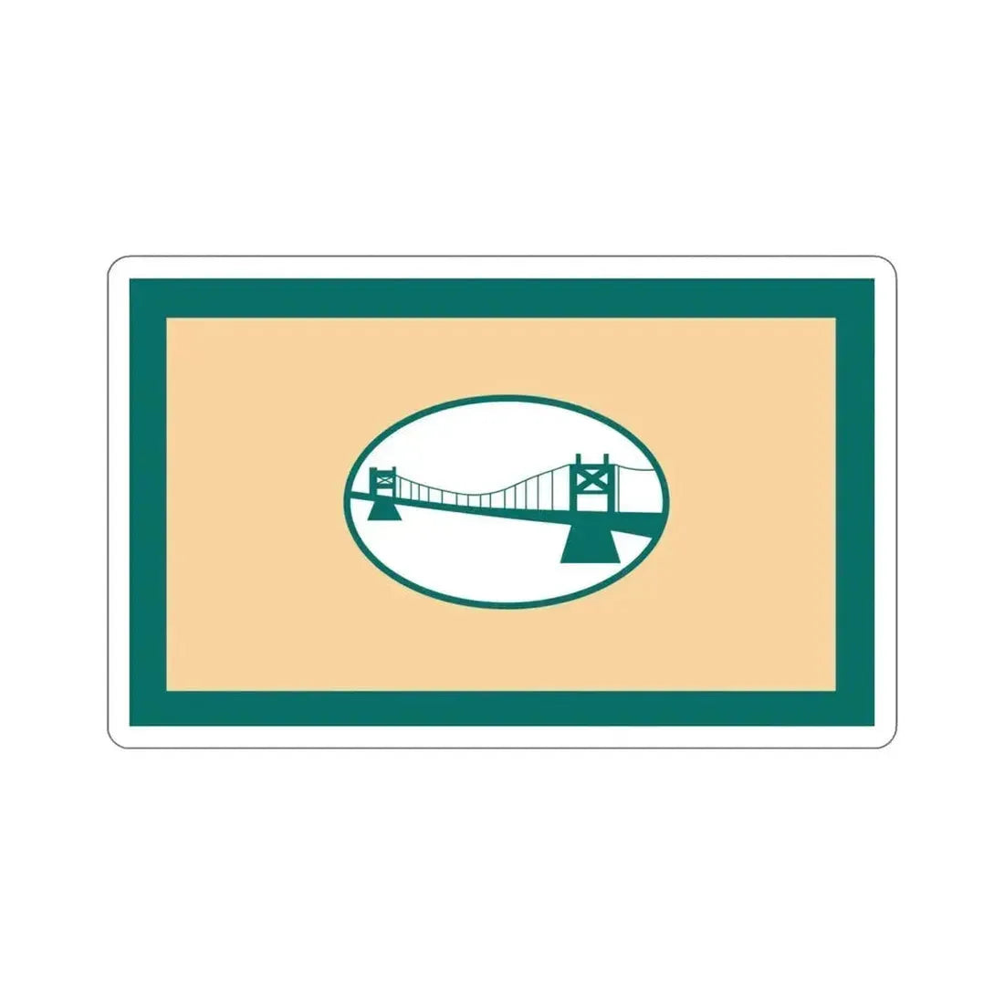 Flag of San Ignacio, Belize STICKER Vinyl Die-Cut Decal 4 Inch - The Sticker Space