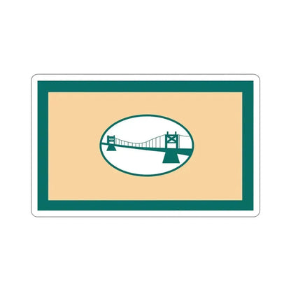 Flag of San Ignacio, Belize STICKER Vinyl Die-Cut Decal 4 Inch - The Sticker Space