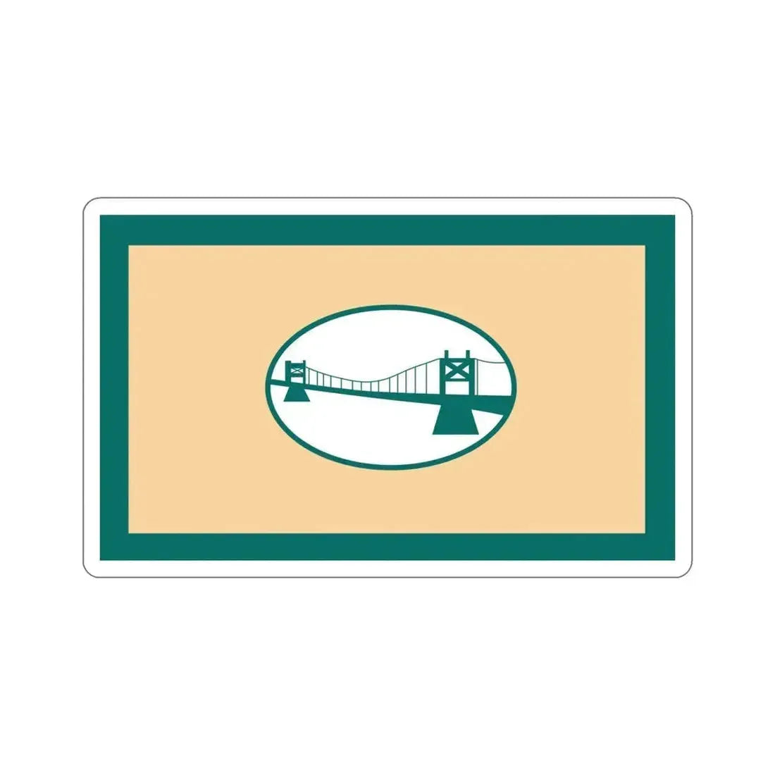 Flag of San Ignacio, Belize STICKER Vinyl Die-Cut Decal 5 Inch - The Sticker Space