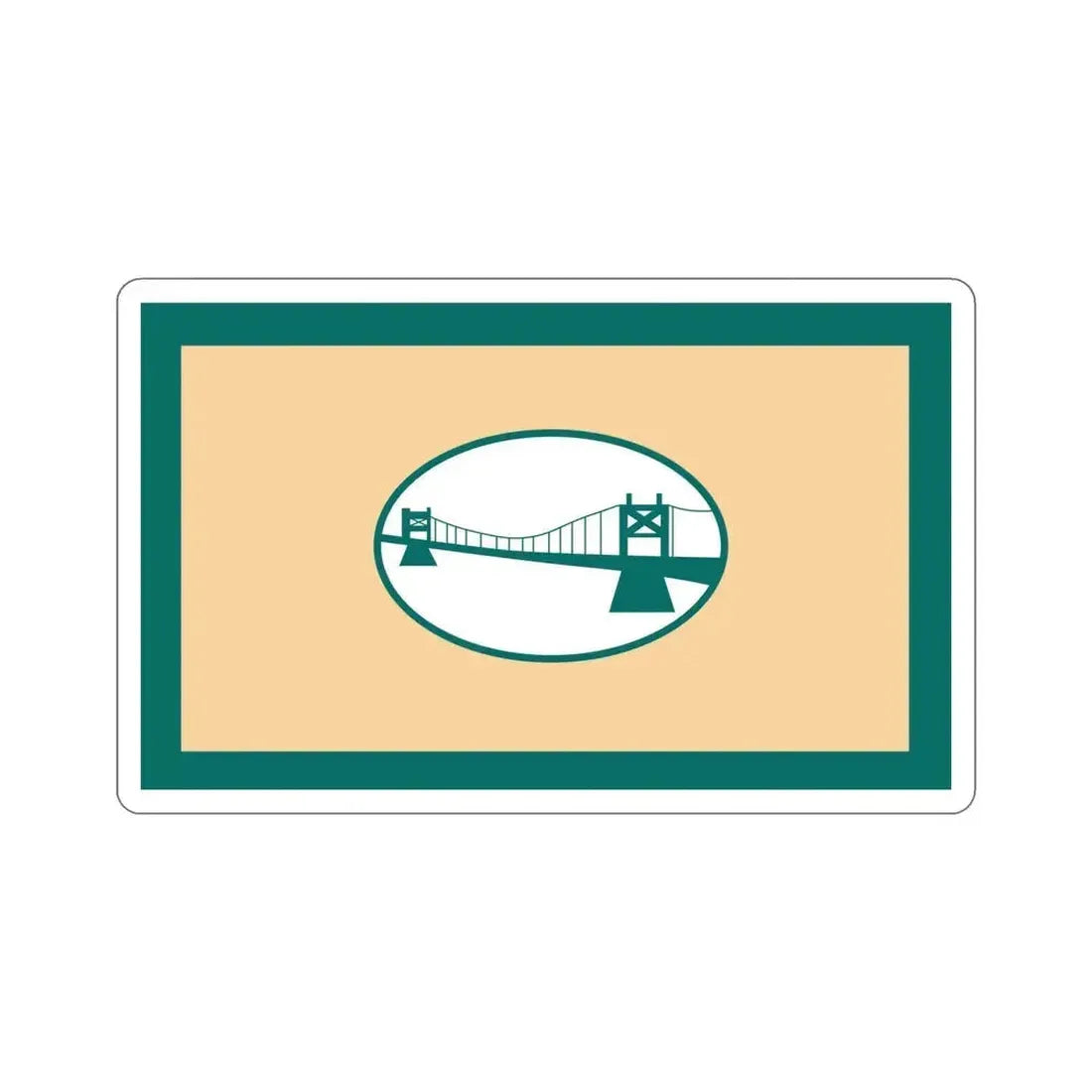 Flag of San Ignacio, Belize STICKER Vinyl Die-Cut Decal - The Sticker Space