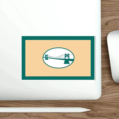 Flag of San Ignacio, Belize STICKER Vinyl Die-Cut Decal - The Sticker Space