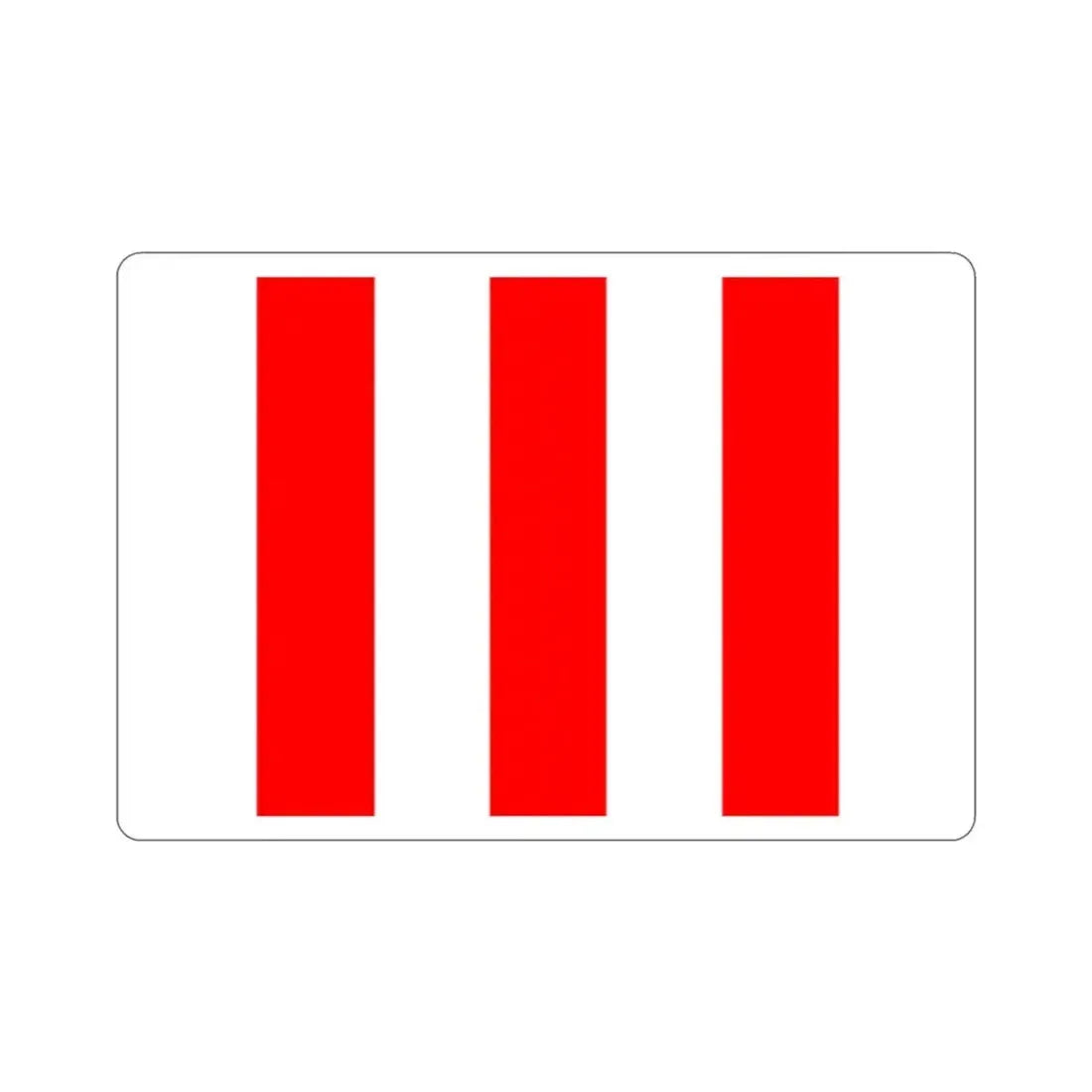 Flag of San Ġiljan Malta STICKER Vinyl Die-Cut Decal 2 Inch - The Sticker Space