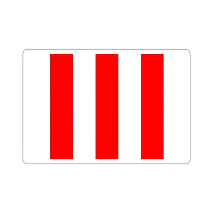 Flag of San Ġiljan Malta STICKER Vinyl Die-Cut Decal 3 Inch - The Sticker Space