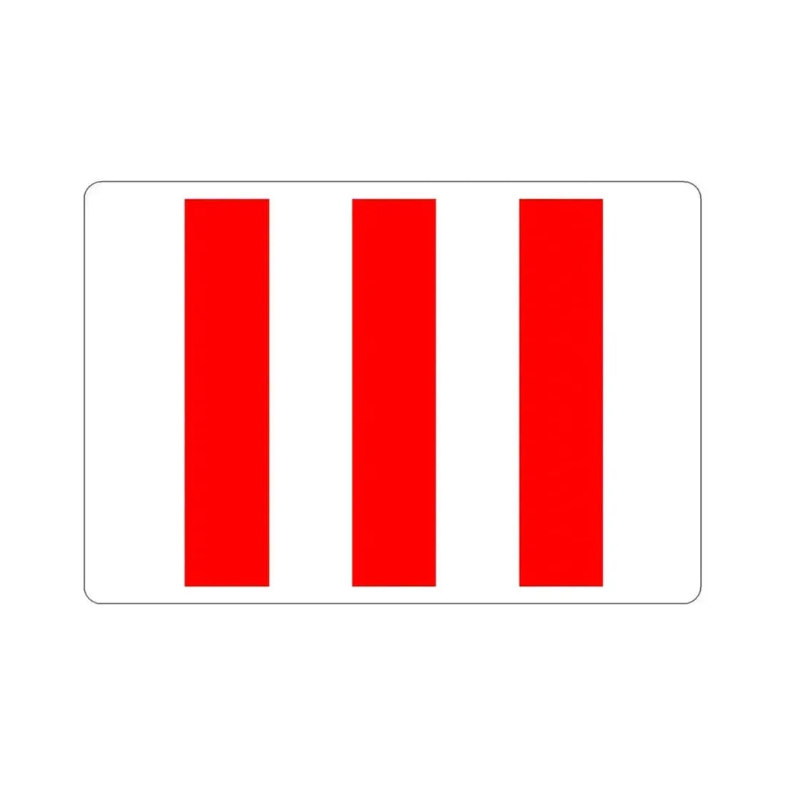 Flag of San Ġiljan Malta STICKER Vinyl Die-Cut Decal 5 Inch - The Sticker Space