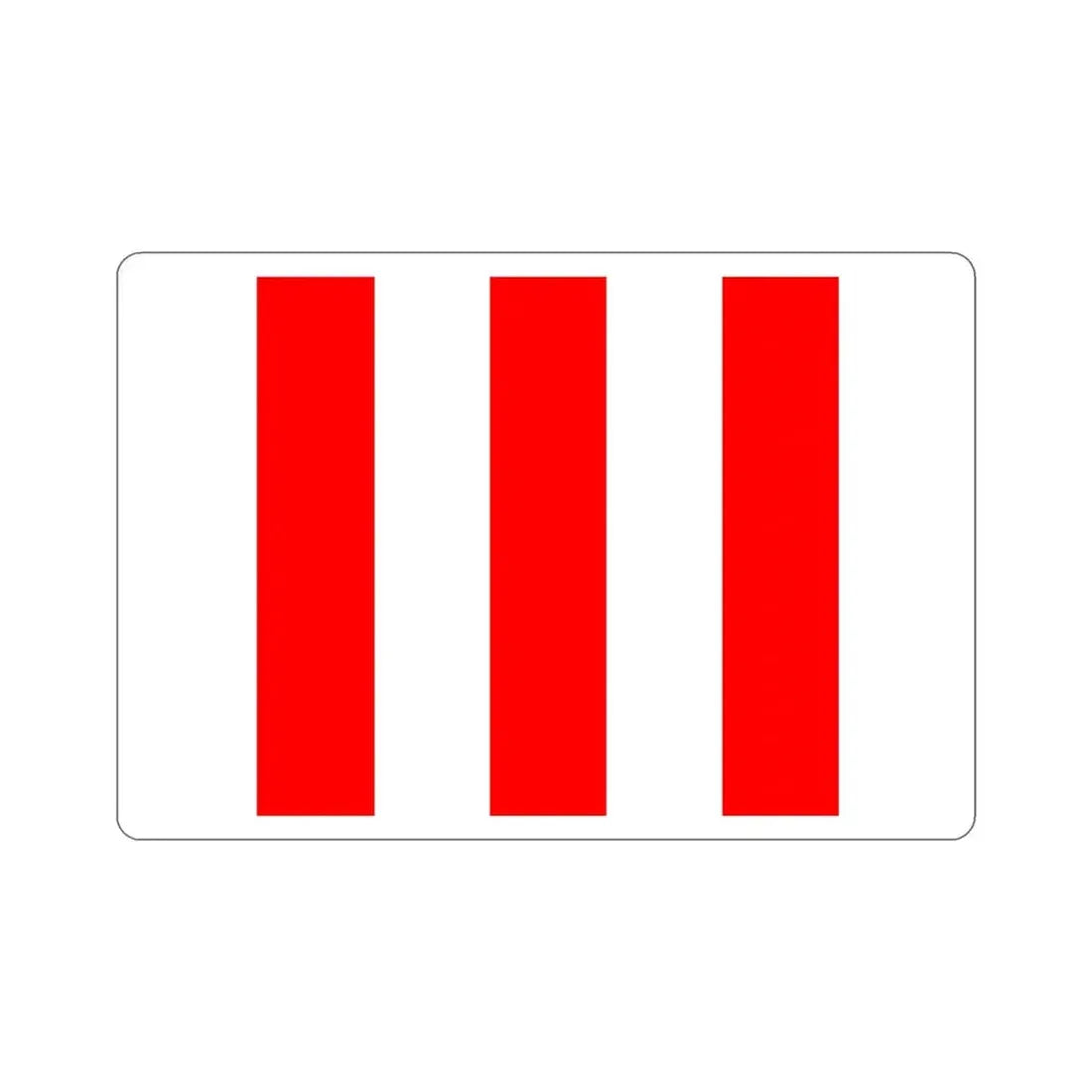 Flag of San Ġiljan Malta STICKER Vinyl Die-Cut Decal 5 Inch - The Sticker Space