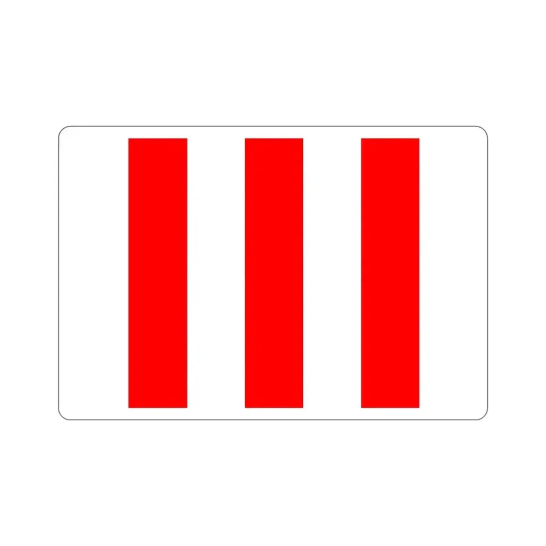 Flag of San Ġiljan Malta STICKER Vinyl Die-Cut Decal 6 Inch - The Sticker Space